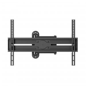 This Full-Motion TV Wall Mount maximizes viewing comfort with swivel and tilt functions by making every seat the best seat. It features an easy installation process with a simple hanging mechanism and 2-level height adjustable brackets, along with levelin