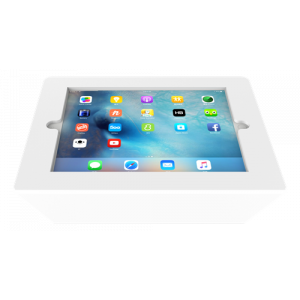 Skrivbordsstativ för 9,7" iPads, 125 lutning, aluminium, vit ARM-272