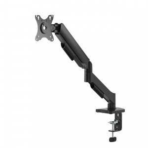 This mechanical spring monitor arm features tree-axis rotation, adjustable spring wright and bulti-in cable management. Suitable for screens from 27-32". ARM-534-B