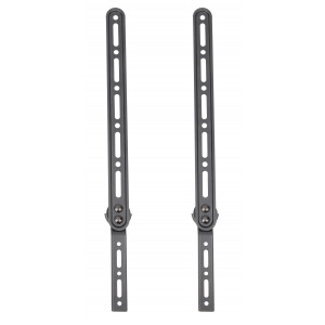 The sound bar brackets can be mounting with standard VESA 75X75 to 600X400.Dimensions: 11x35x510 mmWeight Capacity: 15 kgApplicable Device: UniversalSpeaker Hole Pattern: Single Hole Slot, Key-hole SlotSpeaker Hole Dimension: UniversalInstallation: VESA C