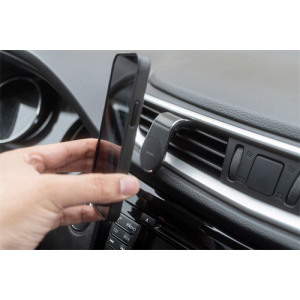Magnetisk mobilhållare, vinklat luftventilsfäste, svart ARM-C104