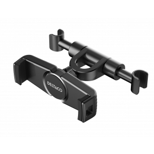 Headrest mount for phones and tablets, adjustable angle ARM-C106
