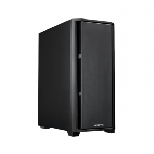 The AS-02B-OP presents an elegant and subtle brushed front panel design,complemented by a modern interior layout optimized for cooling. It features sound-absorbing material on the side and front panels to provide a quiet user experience, and a 120mm PWM f