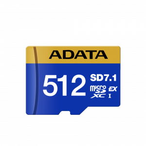 The next generation Premier Extreme SD7.1 Express memory card is like a miniature SSD, providing transfer speeds up to 800/700MB per second. It supports PCIe and NVMe. Memory card can maintain a minimum write speed of nearly 150MB/s and is backward compat