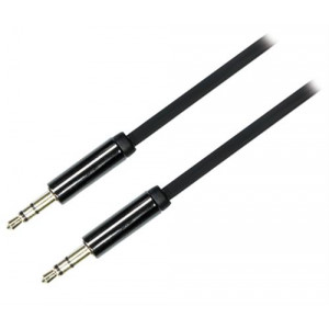 Audio Cable, 3.5mm male to 3.5mm male, 0.5m, black AUD-100