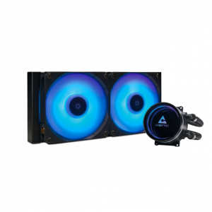 The ICEBERG is an all-in-one CPU cooler, featuring a 240mm water-cooling radiator and Snap-On interlocking ARGB/PWM fans that ensure excellent heat dissipation. With fan speeds reaching up to 2200 rpm, it provides efficient cooling for a wide range of CPU