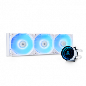 The ICEBERG is an all-in-one CPU cooler,featuring a 360mm water-cooling radiator and Snap-On interlocking ARGB/PWM fans that ensure excellent heat dissipation. With fan speeds reaching up to 2200 rpm, it provides efficient cooling for a wide range of CPUs