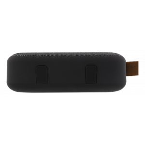Bärbar BT högtalare med TWS och FM-radio, 3. 5 mm, USB-A, micro-SD, svart CM770