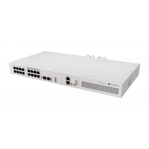 You wanted a switch that could do more. So we built one that does everything! 16x (+1) Gigabit Ethernet ports (8x with PoE-out), dual 10G uplinks, and a powerful quad-core 2.2 GHz ARM CPU. Powerful enough to replace most small/medium office routers, ~3x f