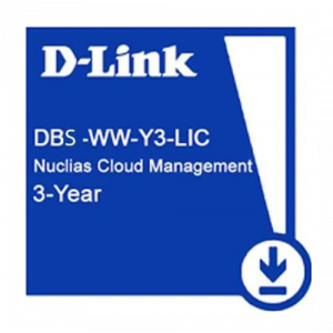 Nuclias 3 Year Cloud Managed Switch License DBS-WW-Y3-LIC