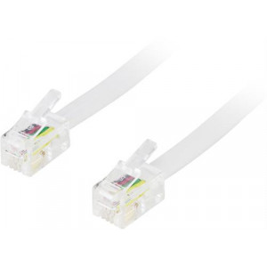 Telekabel Modularkablage 4P4C(RJ9/RJ10/RJ22) 1m