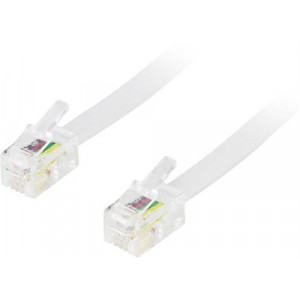 Modularkabel RJ9/RJ10/RJ22 4-pin 4P4C 10m