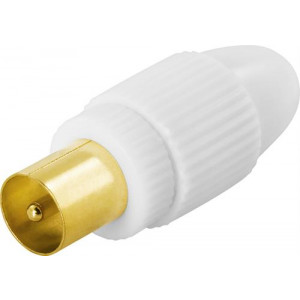 Antennestik, 9,5mm han, skruemontering DEL-664