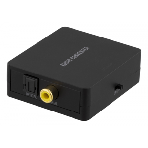 Ljudomvandlare från digital till analog med 3,5mm, svart DG-AN1