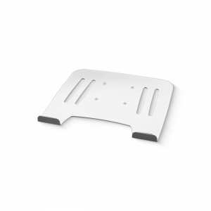 The universal laptop holders design allows for increased air circulation, this will prevent your device from overheating and act as a heat sink. It is VESA compatible and can easily be mounted on any VESA compatible monitor arm. All mounting materials are