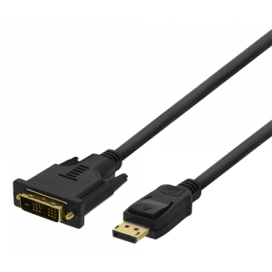 Lenovo DisplayPort - DVI-D Single Link, 2m, svart DP-2022