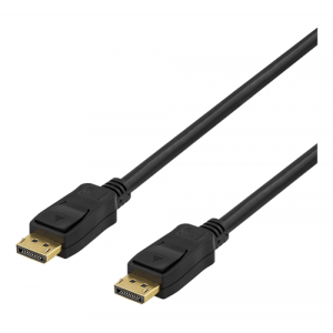 DisplayPort monitorkabel, 20-pin ha - ha, 15m, svart DP-4150