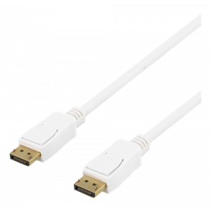 DisplayPort monitorkabel, 20-pin ha - ha, 20m, vit DP-4201