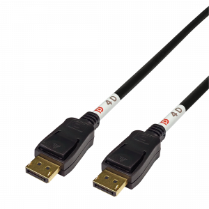 DisplayPort kabel, DP 2.1, DP40, 1,5m DP40-1015