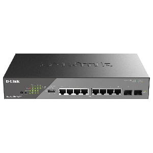 10-Port Gigabit Ethernet PoE+ Surveillance Switch DSS-200G-10MP