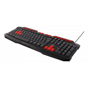 Tangentbord, anti-ghosting, USB, UK layout, svart/orange GAM-024UK