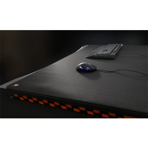 Mousepad XXL, Deskmat, sydda kanter, tygyta, svart GAM-081