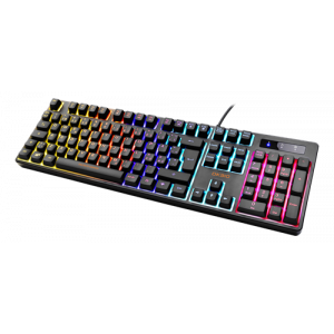 DK310 RGB Gaming Keyboard, Outemu Red brytare, fullsize, Nordisk Layout, svart GAM-112