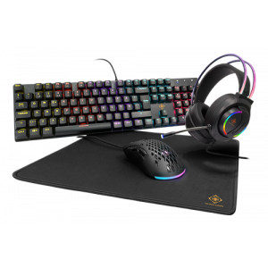 Gaming Kit Mekaniskt 4-i-1 RGB Deltaco GAM-132