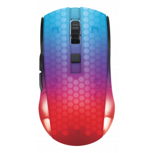 DM320 Trådlös semi-transparent RGB lättviktsmus, svart GAM-145