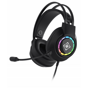 DH220 USB stereo gaming headset, RGB, svart GAM-168