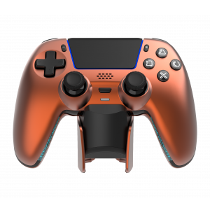 Uppgradera ditt spelande med Wireless Pro Controller för PS5, utvecklad för spelare som vill ha mer kontroll, mer stil och bättre prestanda.Med en exklusiv metallisk spraylackad finish sticker denna handkontroll ut direkt. Den eleganta metallfärgen förbät