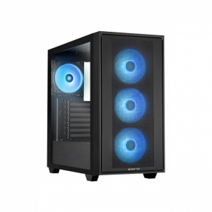 The Hunter 3 features a wider chassis built from thicker materials, improved radiator support, while accommodating the latest back-connect motherboards (ASUS BTF and MSI Project Zero compatible). The optimized internal layout supports the mounting of 360 