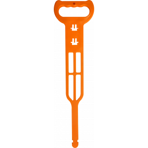 Kabelhängare för förlängningskablar, justerbar storlek, nylon 66, orange GT-986