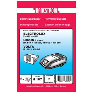 Dammsugarpåsar Hanestrom Hugin Laser H107