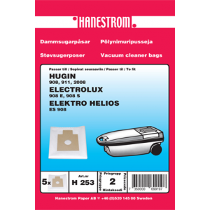 Dammsugarpåsar Hanestrom Hugin 908 H253