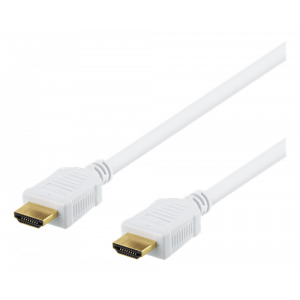 High-Speed HDMI-kabel, 10m, Ethernet, 4K UHD, vit HDMI-1070AD