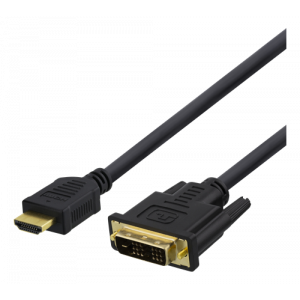 HDMI till DVI-kabel, 5m, Full HD, svart HDMI-115D