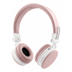 Vikbart on-ear BT headset, 3. 5 mm, rosa HL-BT402
