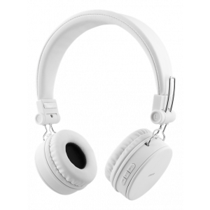Vikbart on-ear BT headset, 3. 5 mm, vit HL-BT403