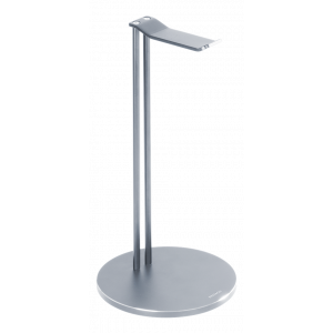 Universell Hörlursstativ, aluminium, glidskydd, silver HLS-101