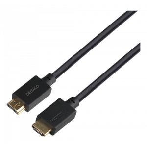 Ultra High Speed HDMI-kabel, 4m, eARC, QMS, 8K 60Hz, 4K 120Hz, LSZH, svart HU-40-LSZH