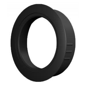 BOX IB-HUBA001 Adapter för 60 mm bordsnav till 80 mm genomföring, svart IB-HUBA001