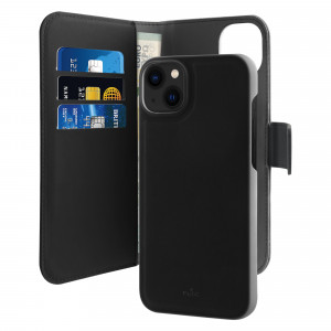 iPhone 14 Plus Eco-Leather wallet, Black IPC1467BOOKC3BLK