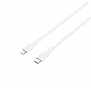 USB cable with Lightning connector to charge and sync your iPod, iPhone, iPad or other Apple product with Lightning connection. Connect the cable to the computer's USB port for synchronization and charging or to a USB power adapter for charging via a wall