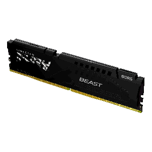 Kingston 128GB 5200MHz DDR5 CL40 DIMM (4x32GB) FURY Beast Black XMP