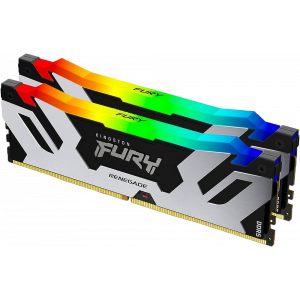 Kingston 96GB (2x48GB) DDR5 6400MHz CL32 FURY Renegade Silver XMP