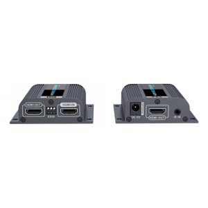 LKV372EDID HDMI förstärkare, EDID, PoE, IR, 1080p i 60Hz, svart LKV372EDID