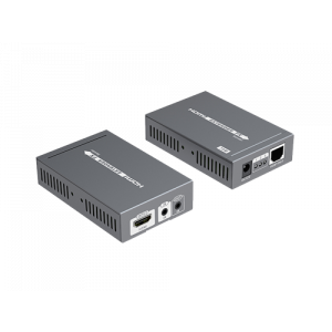 HDMI Förstärkare över Ethernet, 70m, HDBase T, svart LKV375N