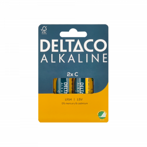This Nordic Swan ecolabelled C battery is suitable for low to medium drain devices like flashlights, portable radios, larger electronic toys and more. LR14-2B