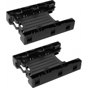 2 Pieces of 2x 2.5" in 1x 3.5" internal bracket black MB290SP-B DUAL